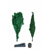 Brad de Craciun artificial cu suport din plastic, Angel Pin, 6 ft, 180 cm, 74080